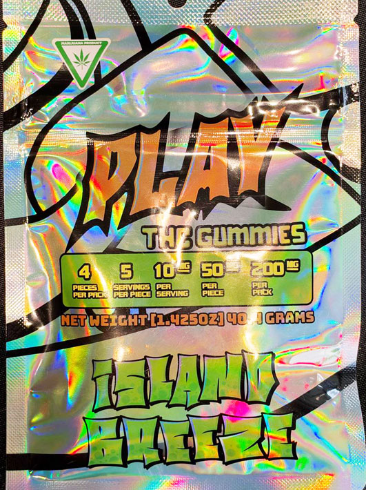 PLAY THC Gummies — Island Breeze