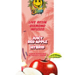 3Grams Juice red apple THC Diamonds infused 420 treez Organic Vape