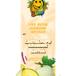 3Grams Cantaloupe THC Diamonds infused 420 treez Organic Vape