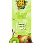 3Grams Kiwi berry THC Diamonds infused 420 treez Organic Vape