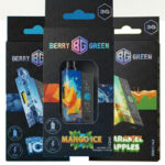 3 Cartridges of 3 Grams - 9 grams total - Berry Green - THC Oil