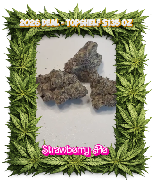 straw Strawberry Pie Auto - TOP Shelf - Chicago Cannabis delivery service - Image 1