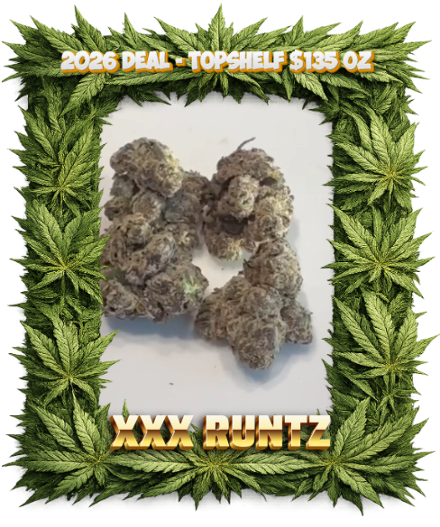 xxxz XXX RUNTZ - TOP Shelf - Chicago Cannabis delivery service - Image 1